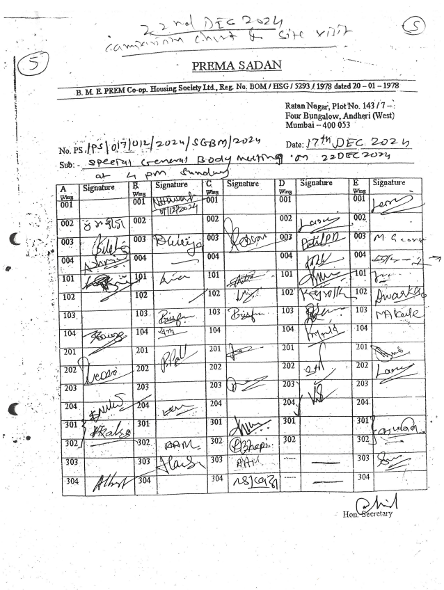 Comparison Chart & Site Visit